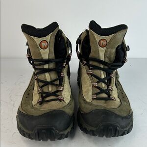 Merrell Men's Olive and Black Hiking Boots